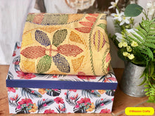 Load image into Gallery viewer, Queen Size Yellow Nakshi Kantha Embroidered Cotton Bed Cover