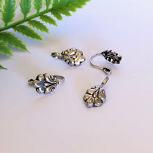 Load image into Gallery viewer, German Silver Oxidized Mix Styles Non-Piercing Nose Pins