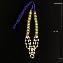 Load image into Gallery viewer, Dholki Mala with Mirror Threads Long Necklace
