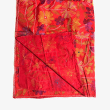Load image into Gallery viewer, Queen Size Red Nakshi Kantha Embroidered Cotton Bed Cover