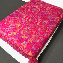 Load image into Gallery viewer, Queen Size Pink Nakshi Kantha Embroidered Cotton Bed Cover