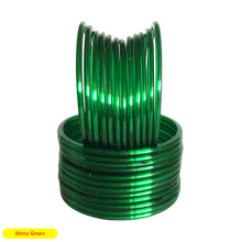 Load image into Gallery viewer, Plain Multi Colour Anju Glass Bangles (12 pc Set)