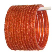 Load image into Gallery viewer, Designed Multi Colour Dilruba Glass Bangles (12 pc)
