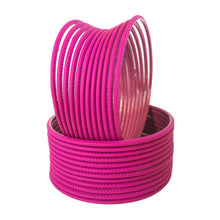 Load image into Gallery viewer, 12 pcs matt finish Plain Metal Bangles for women