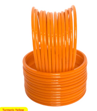 Load image into Gallery viewer, Plain Multi Colour Anju Glass Bangles (12 pc Set)