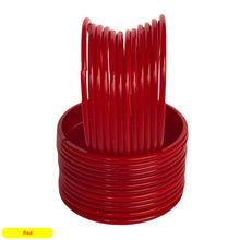 Load image into Gallery viewer, Plain Multi Colour Anju Glass Bangles (12 pc Set)