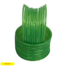 Load image into Gallery viewer, Plain Multi Colour Anju Glass Bangles (12 pc Set)