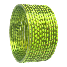 Load image into Gallery viewer, 2-12 Sized Designed Glass Bangles
