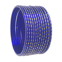 Load image into Gallery viewer, 2-12 Sized Designed Glass Bangles
