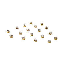 Load image into Gallery viewer, 18 pcs pack 2 mm size crystal bindis or stick on nose studs for women
