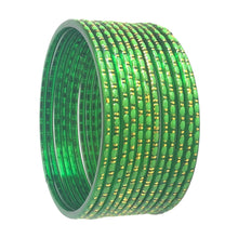 Load image into Gallery viewer, 2-12 Sized Designed Glass Bangles
