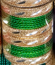 Load image into Gallery viewer, Kids Metal Bangles with Golden Tone
