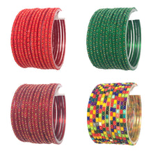 Load image into Gallery viewer, Shundar Designed Good Quality Glass Bangles for Women in 5 sizes
