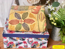 Load image into Gallery viewer, Queen Size Yellow Nakshi Kantha Embroidered Cotton Bed Cover
