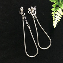 Load image into Gallery viewer, Metal rope Anklets pair with ghungur
