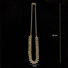 Load image into Gallery viewer, Golden Oxidised Floral Choker Necklace
