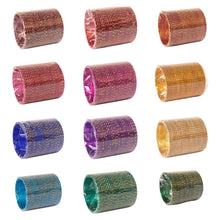 Load image into Gallery viewer, Kids Metal Multi Colour Double Sprinkle Bangles set (24 pcs)
