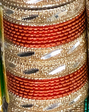 Load image into Gallery viewer, Kids Metal Bangles with Golden Tone
