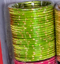Load image into Gallery viewer, Kids Metal Multi Colour Bangles set (24 pcs) 1-3 YO
