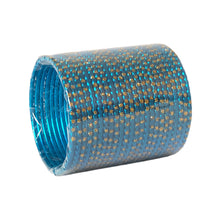 Load image into Gallery viewer, Kids Metal Multi Colour Double Sprinkle Bangles set (24 pcs)
