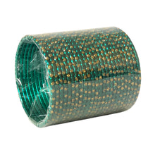 Load image into Gallery viewer, Kids Metal Multi Colour Double Sprinkle Bangles set (24 pcs)

