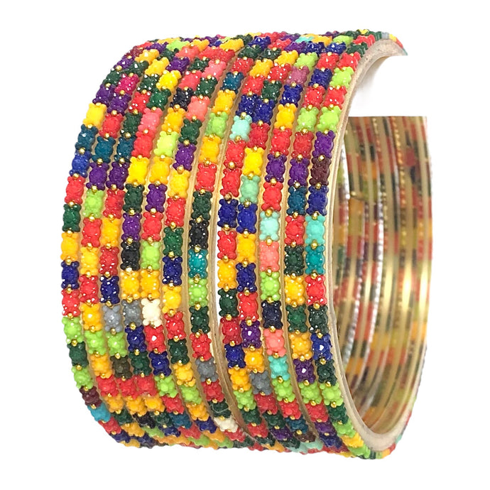 Shundar Designed Good Quality Glass Bangles for Women in 5 sizes