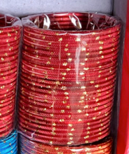 Load image into Gallery viewer, Kids Metal Multi Colour Bangles set (24 pcs) 1-3 YO
