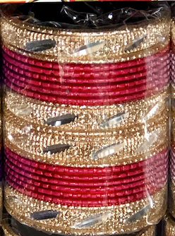 Kids Metal Bangles with Golden Tone