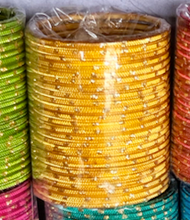 Load image into Gallery viewer, Kids Metal Multi Colour Bangles set (24 pcs) 1-3 YO
